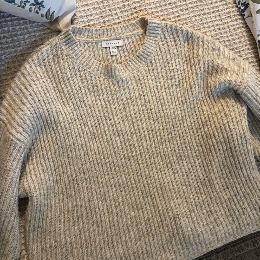 Topshop Cream Sweater